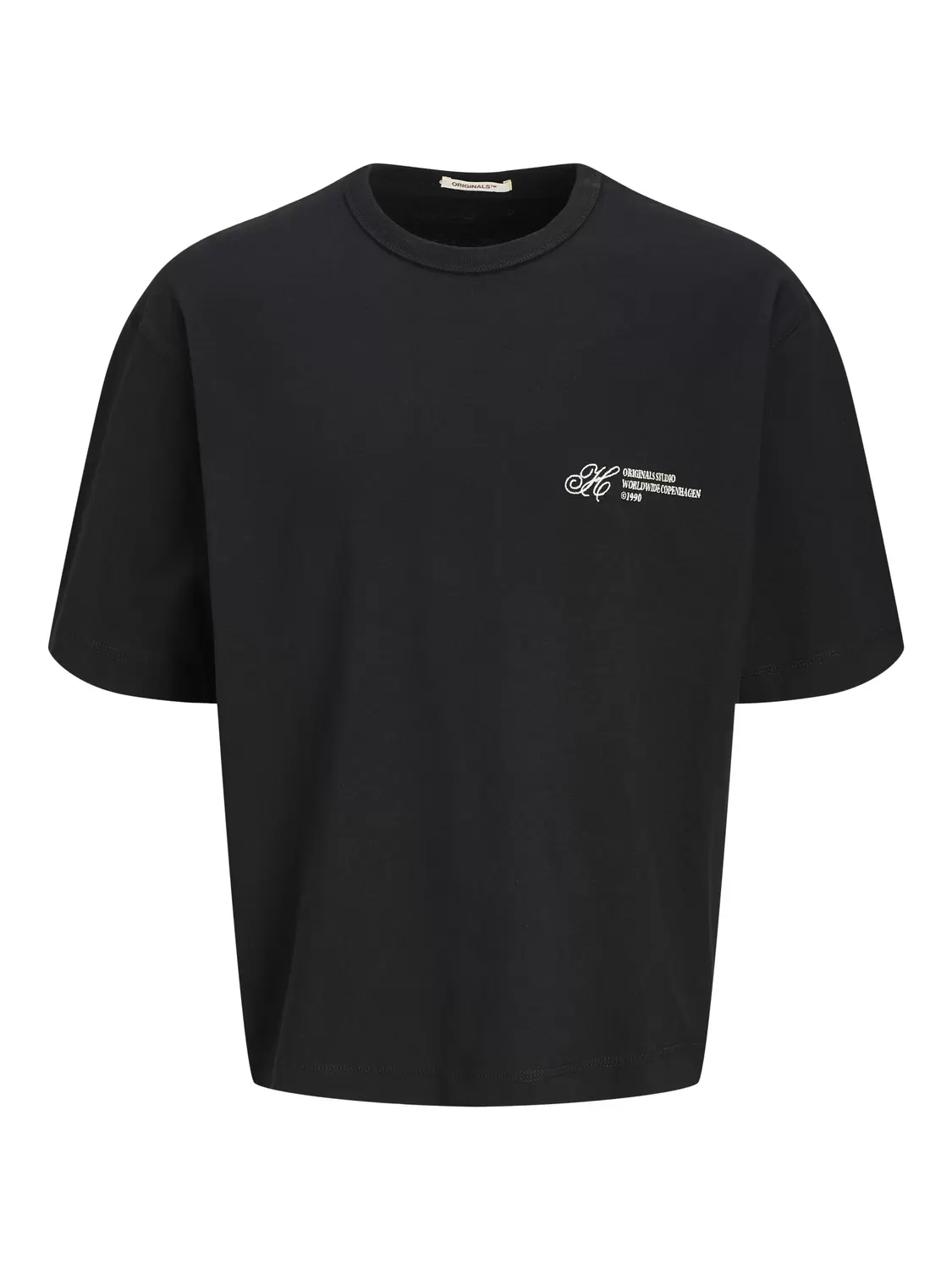 JORCORFU EMB TEE SS CREW NECK