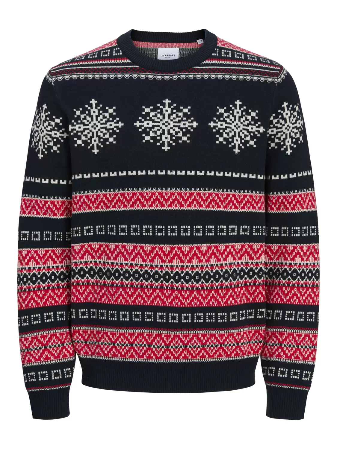 JJXMAS NOEL KNIT CREW NECK
