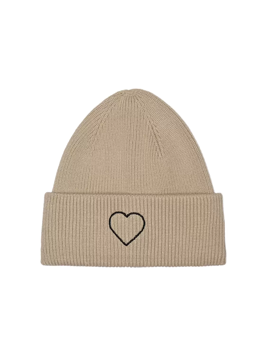 ONLALPHA LIFE EMBROIDERED RIB BEANIE CC