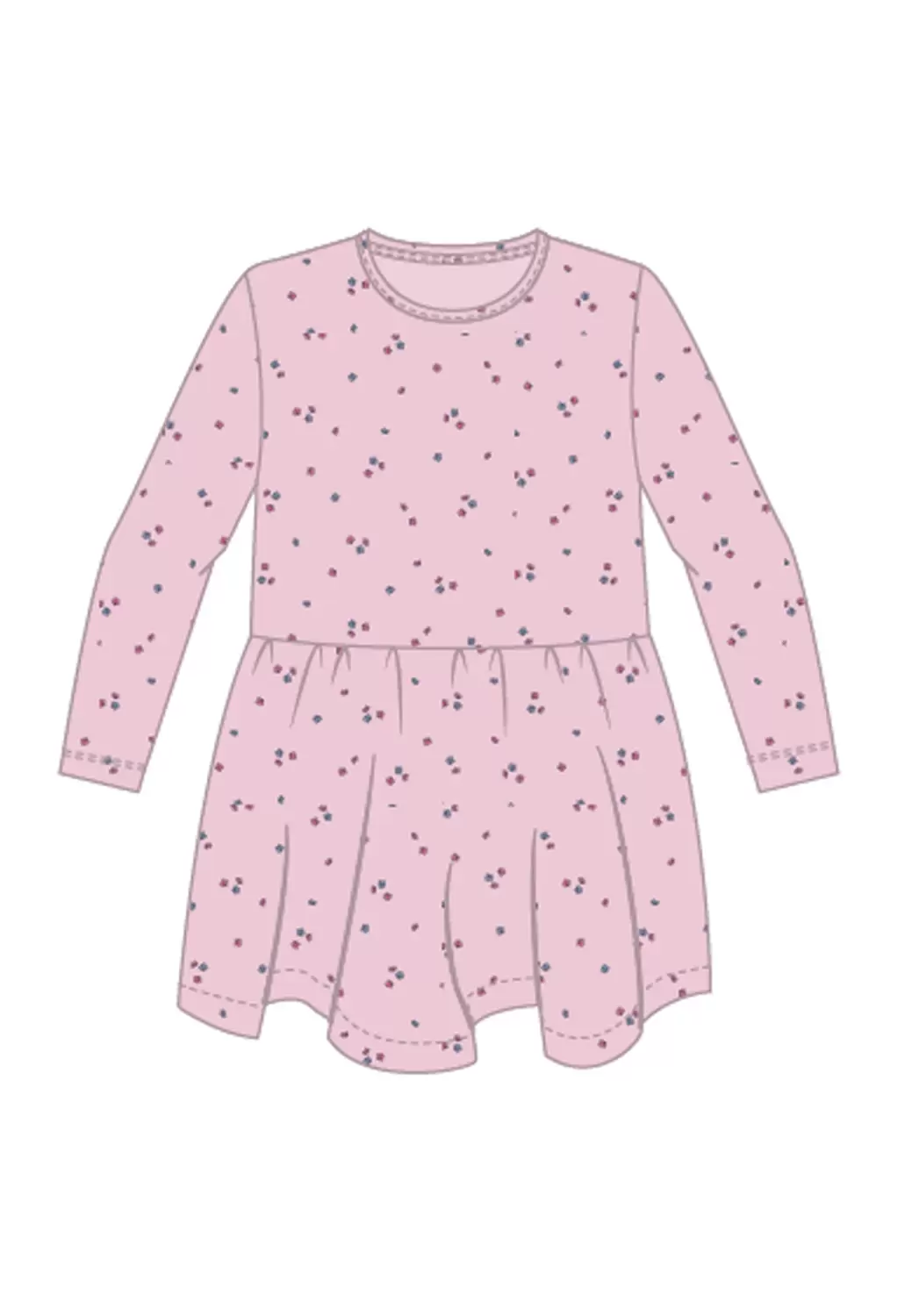 NMFNELIA LS DRESS PB