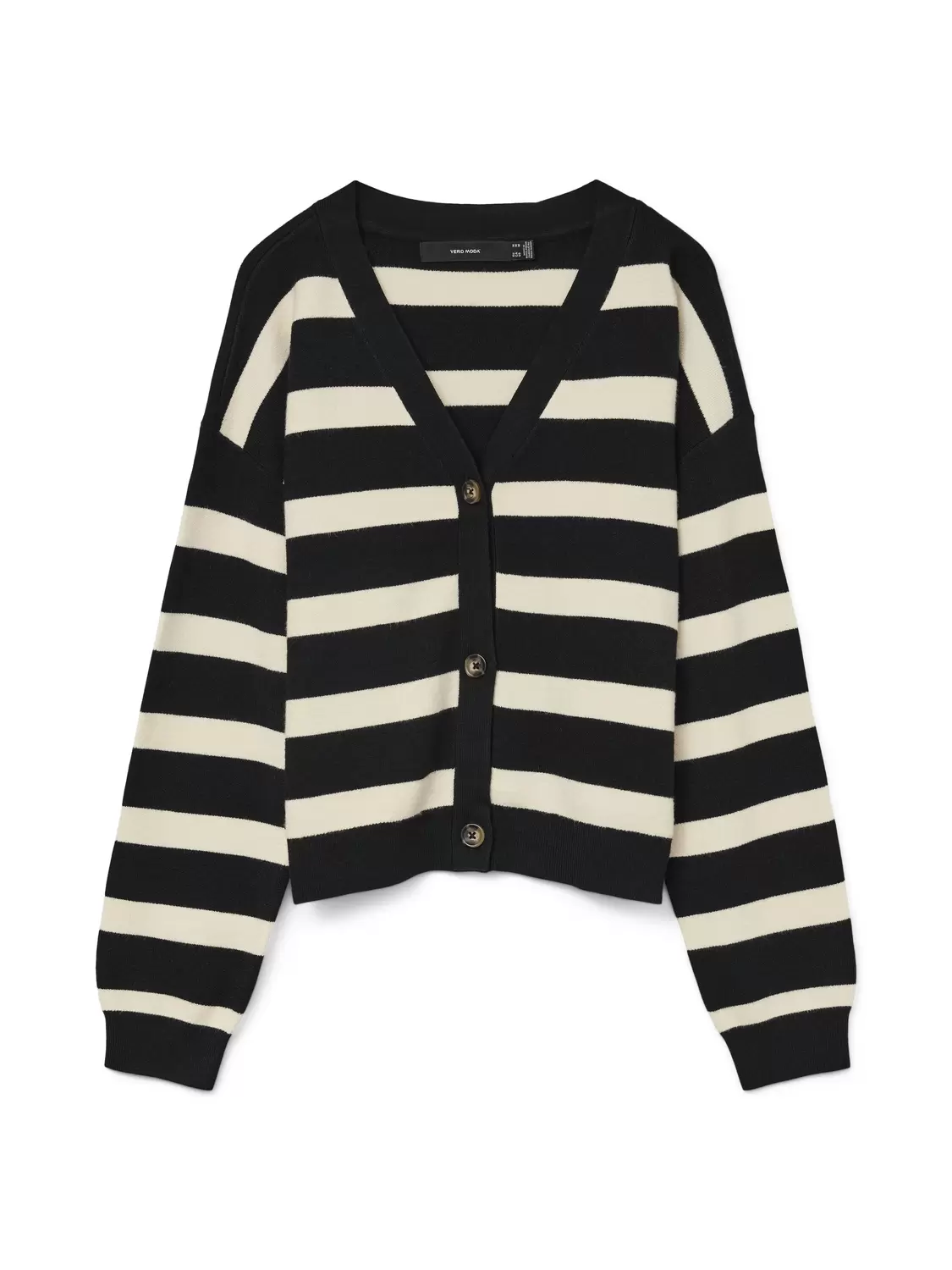 VMSABA FULL NEEDLE LS V-NECK CARDI NOOS