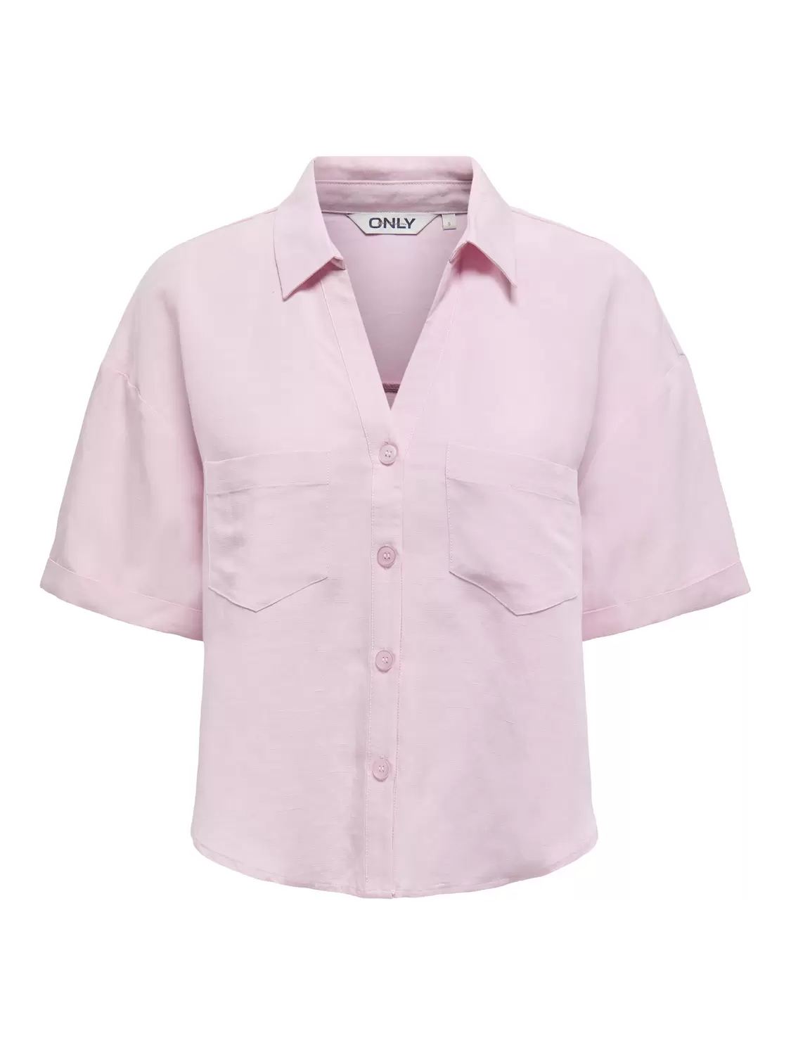 ONLWINDY LIFE S/S LINEN BL SHIRT PNT