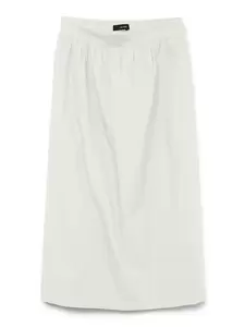 VMCHARLOTTE HW ANKLE SKIRT WVN GA - 175598/Snow Wh