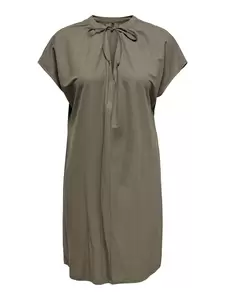 ONLJANY S/S STRING DRESS JRS NOOS - 239935/Walnut