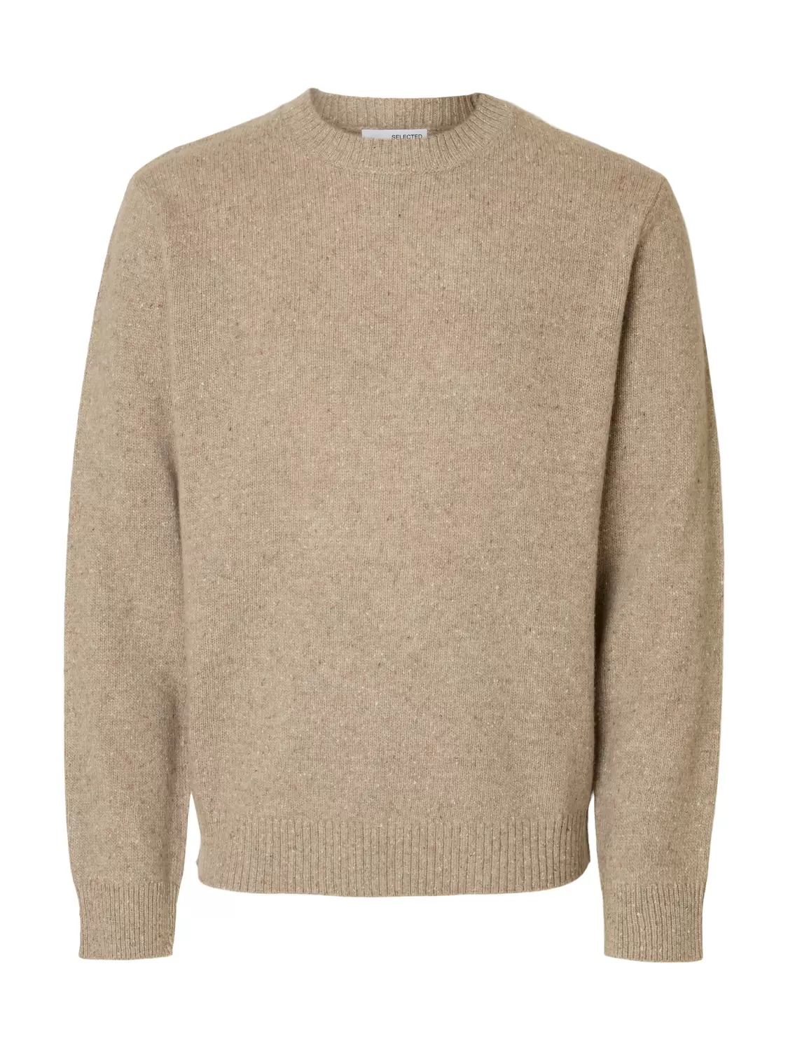 SLHNEIL LS KNIT NEPS CREW NECK