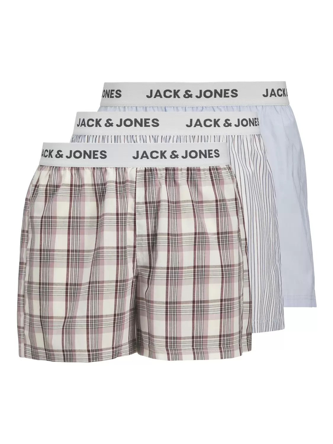 JACALVIN WOVEN BOXERS 3 PACK LN
