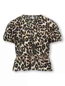 KOGCLARA LIFE S/S BOW SHIRT WVN NOOS