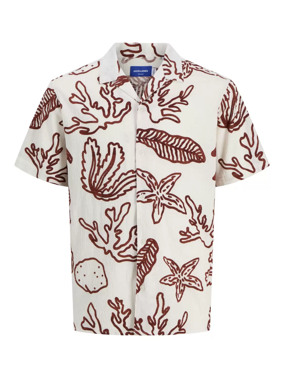 JORLUKE CRINKLE AOP SHIRT SS JNR