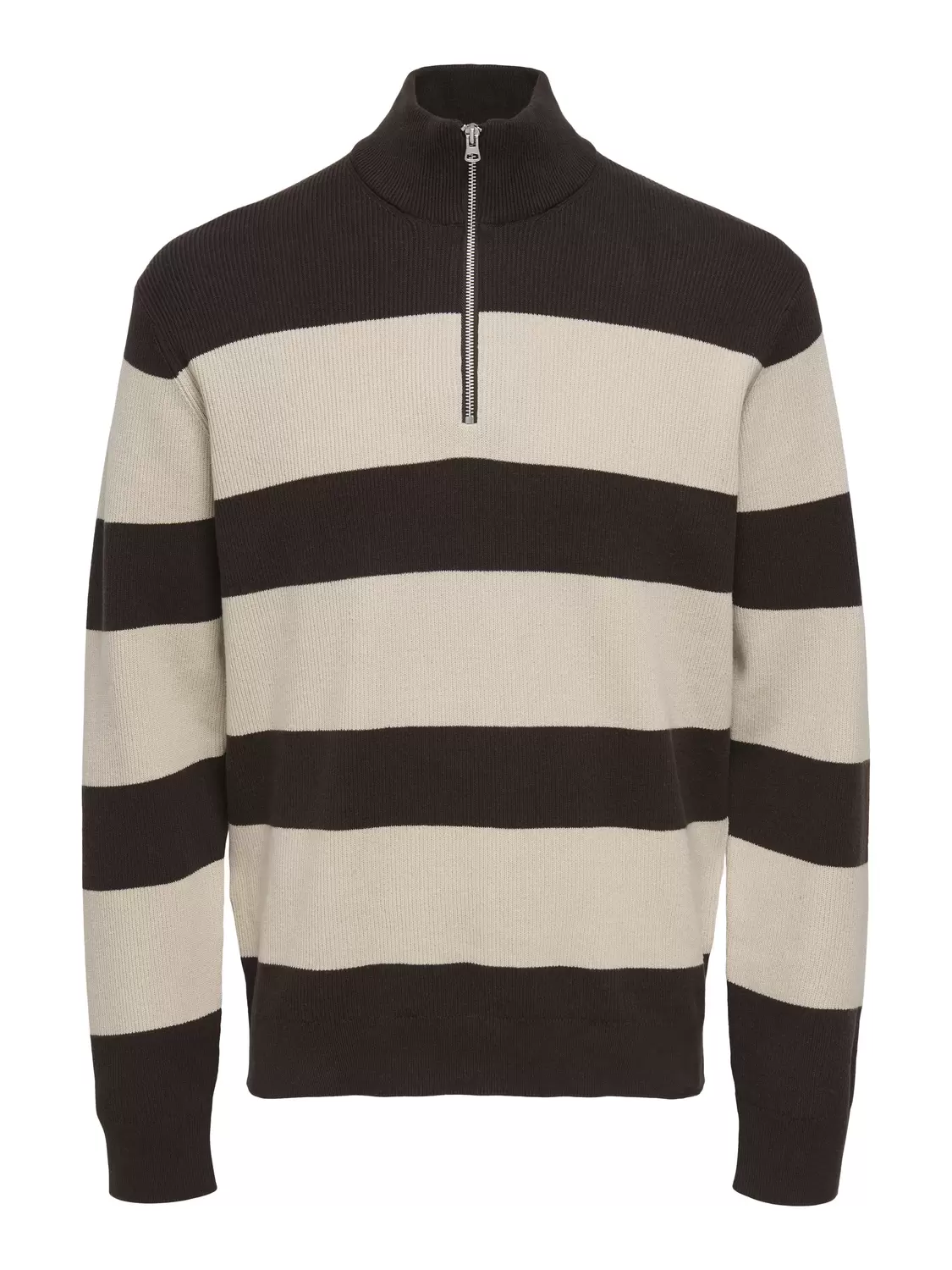 ONSPHIL REG 12 STRUC HALF ZIP KNIT NOOS