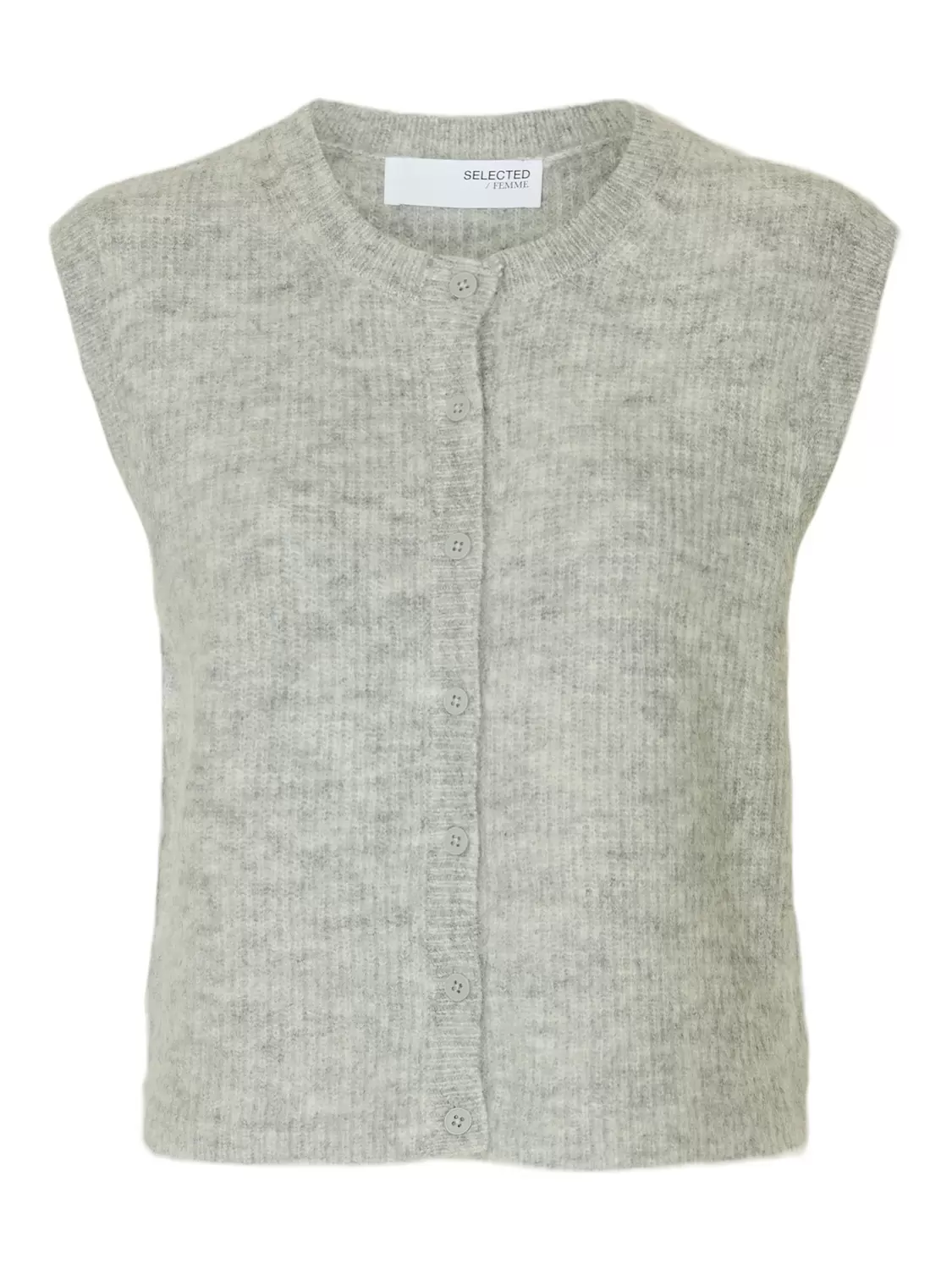 SLFLULU SL BUTTON O-NECK VEST NOOS