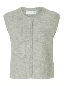 SLFLULU SL BUTTON O-NECK VEST NOOS