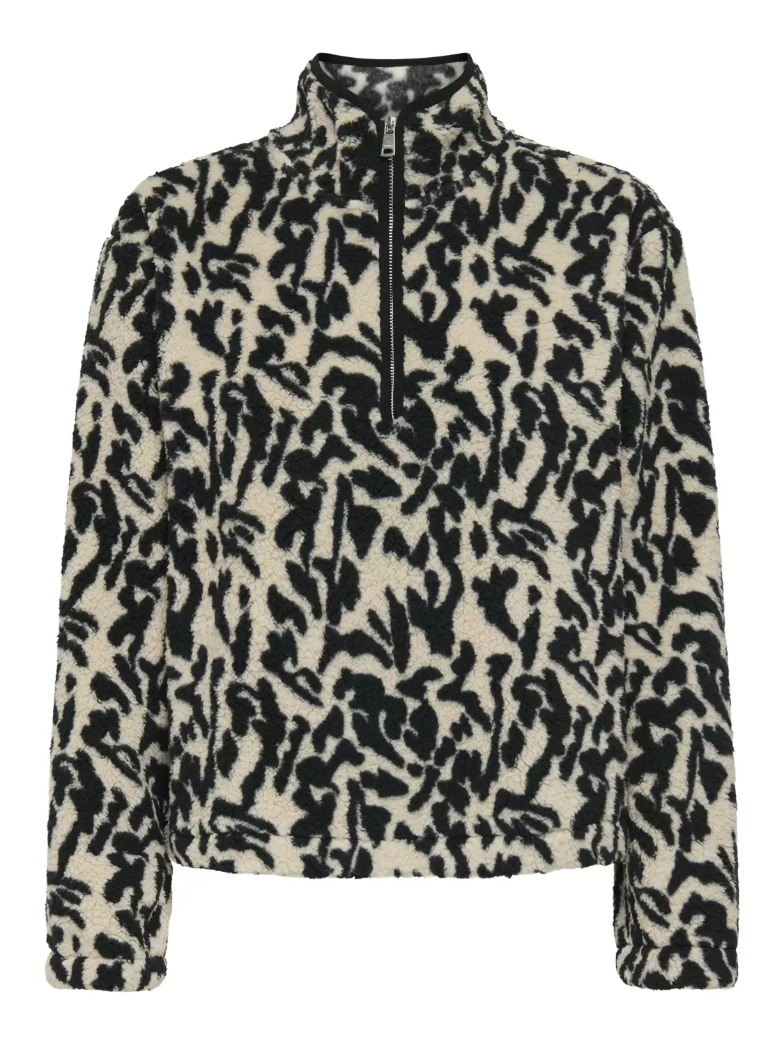 ONLNEW DALLAS L/S HIGHNECK ZIP SWT NOOS