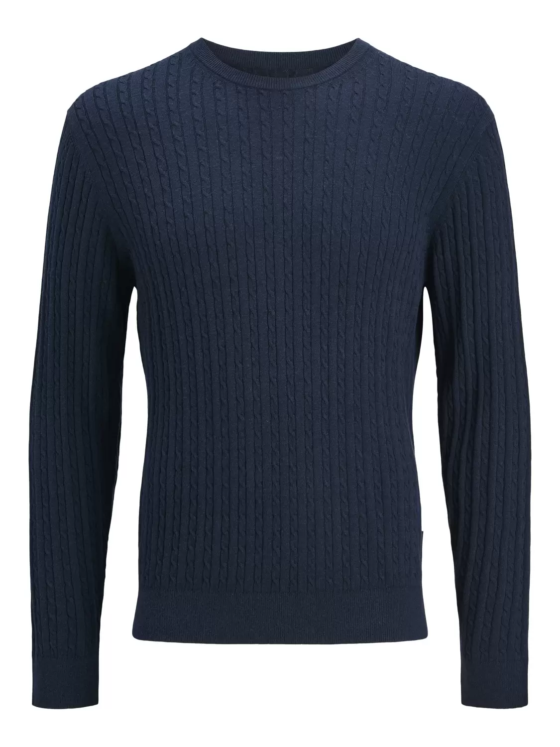 JJEEMIL KNIT CABLE CREW NECK NOOS