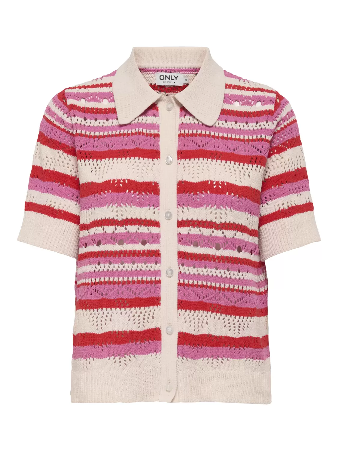 ONLLULA POLO S/S CARDIGAN KNT NOOS