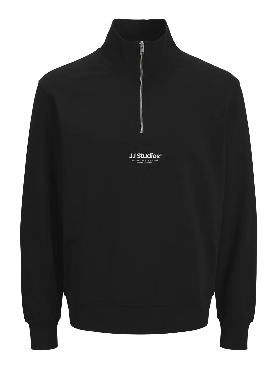 JJESOHO SWEAT QUARTER ZIP HN NOOS - 178012/Black