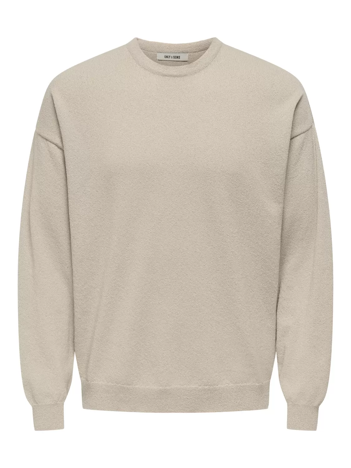 ONSJOB RLX LS BOUCLE CREW KNIT