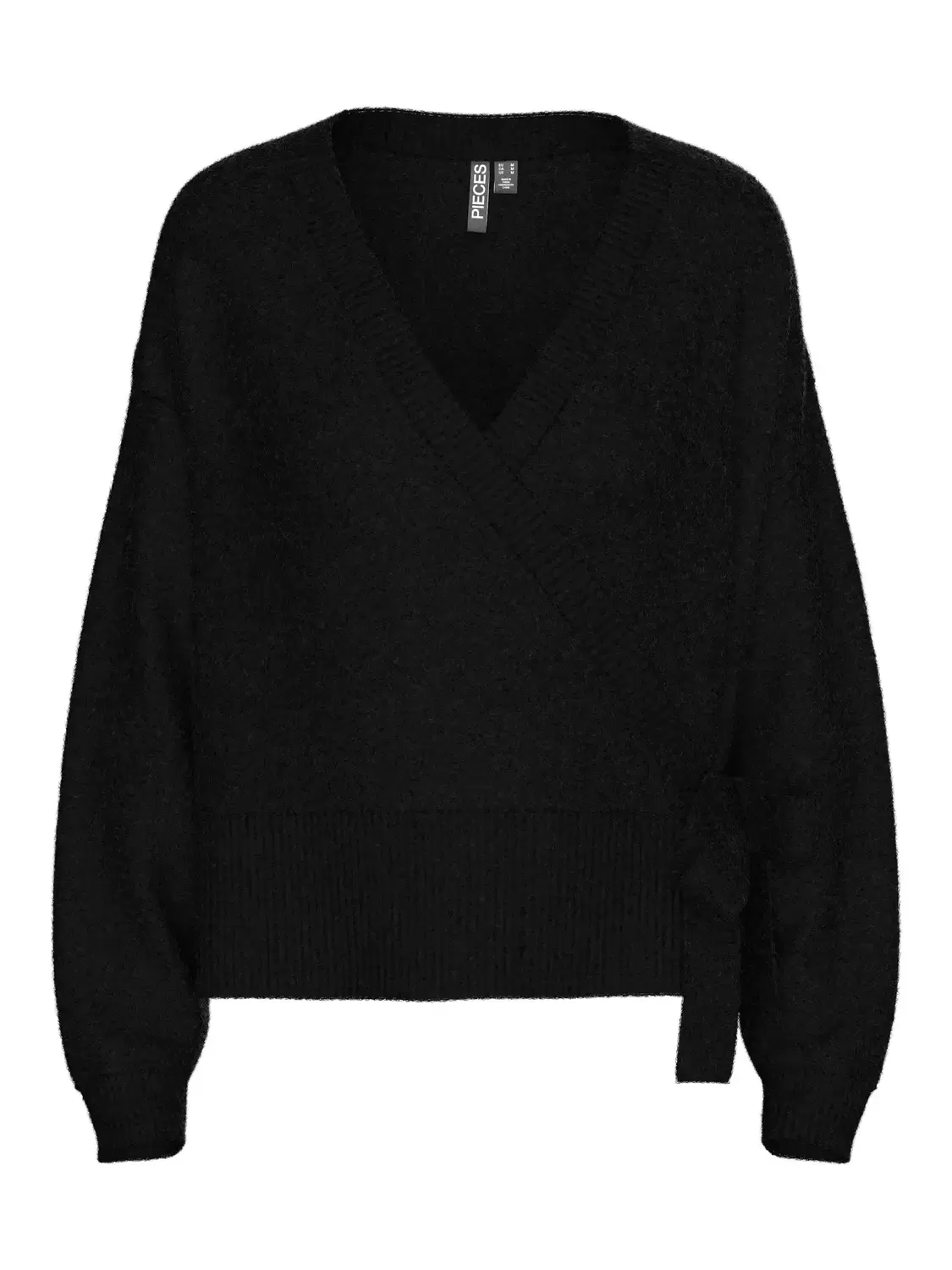 PCMALOU LS WRAP KNIT CARDIGAN NOOS female