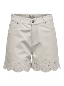 ONLSANJA HW BRO ANG SHORTS PNT SP
