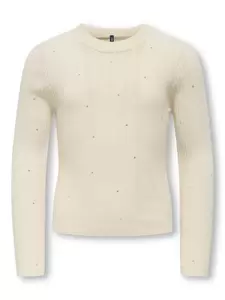 KOGALLY LIFE LS RIB BLING O-NECK CP KNT