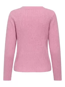 ONLJEANETT LIFE LS RIB O-NECK CC KNT