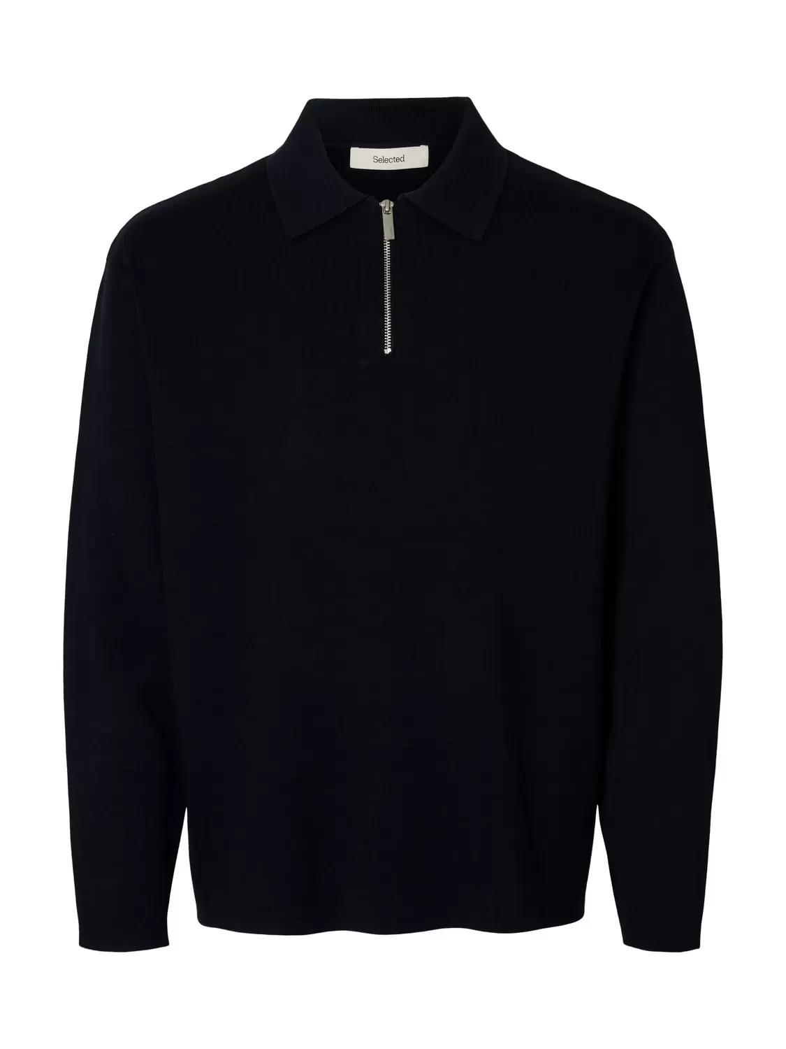 SLHTELLER FN RELAXED HALF ZIP POLO NOOS