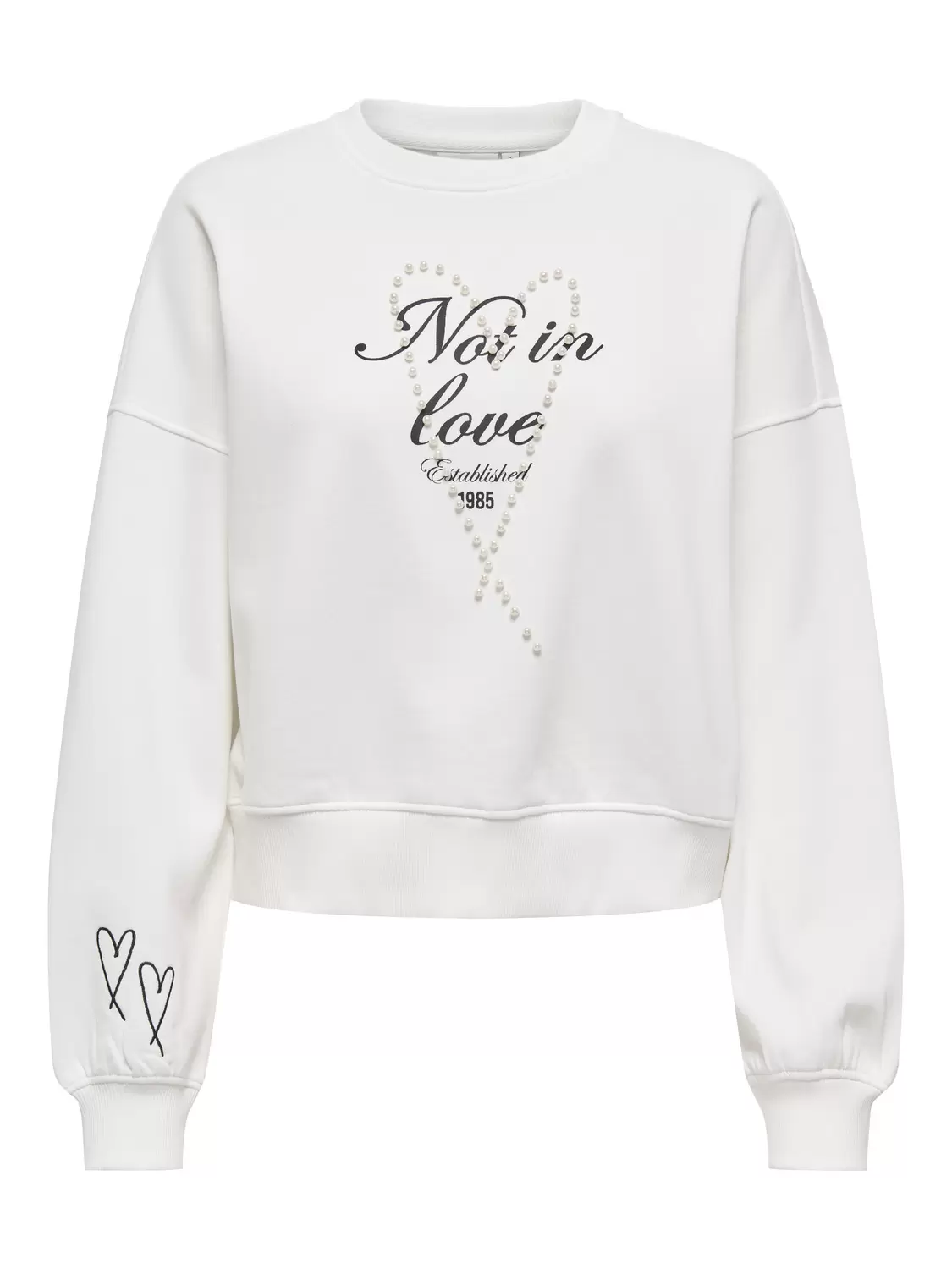 ONLKIARA L/S O-NECK PEARL SWT