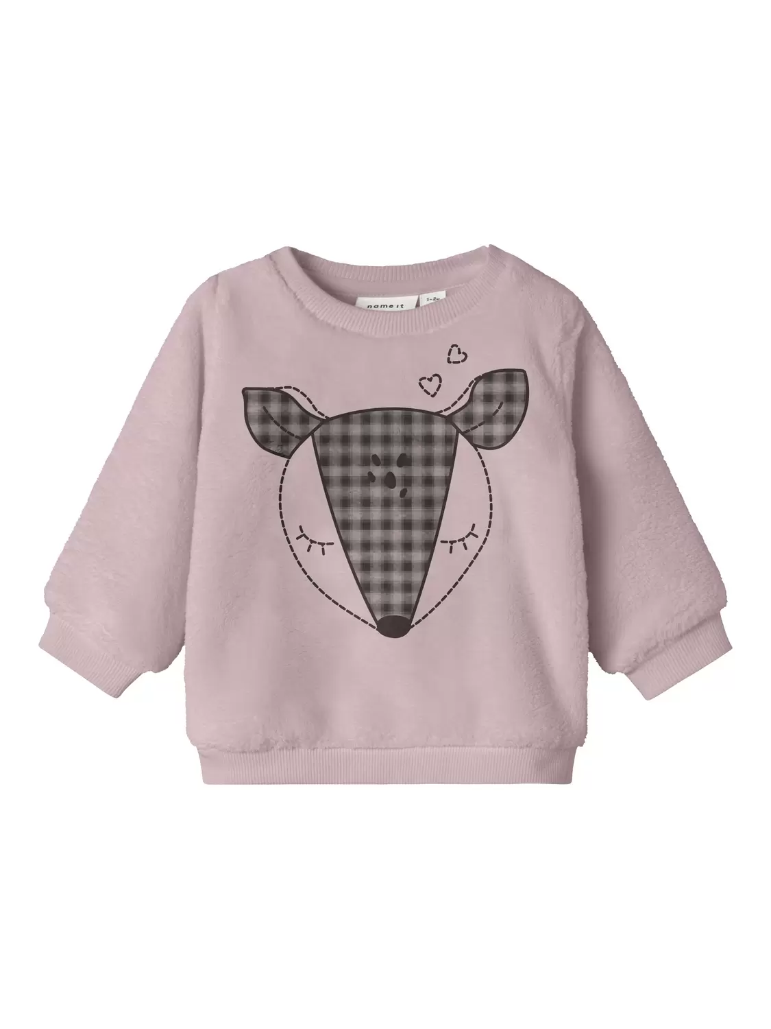 NBFOLPA LS TEDDY SWEAT - 230876/Burnished Lilac