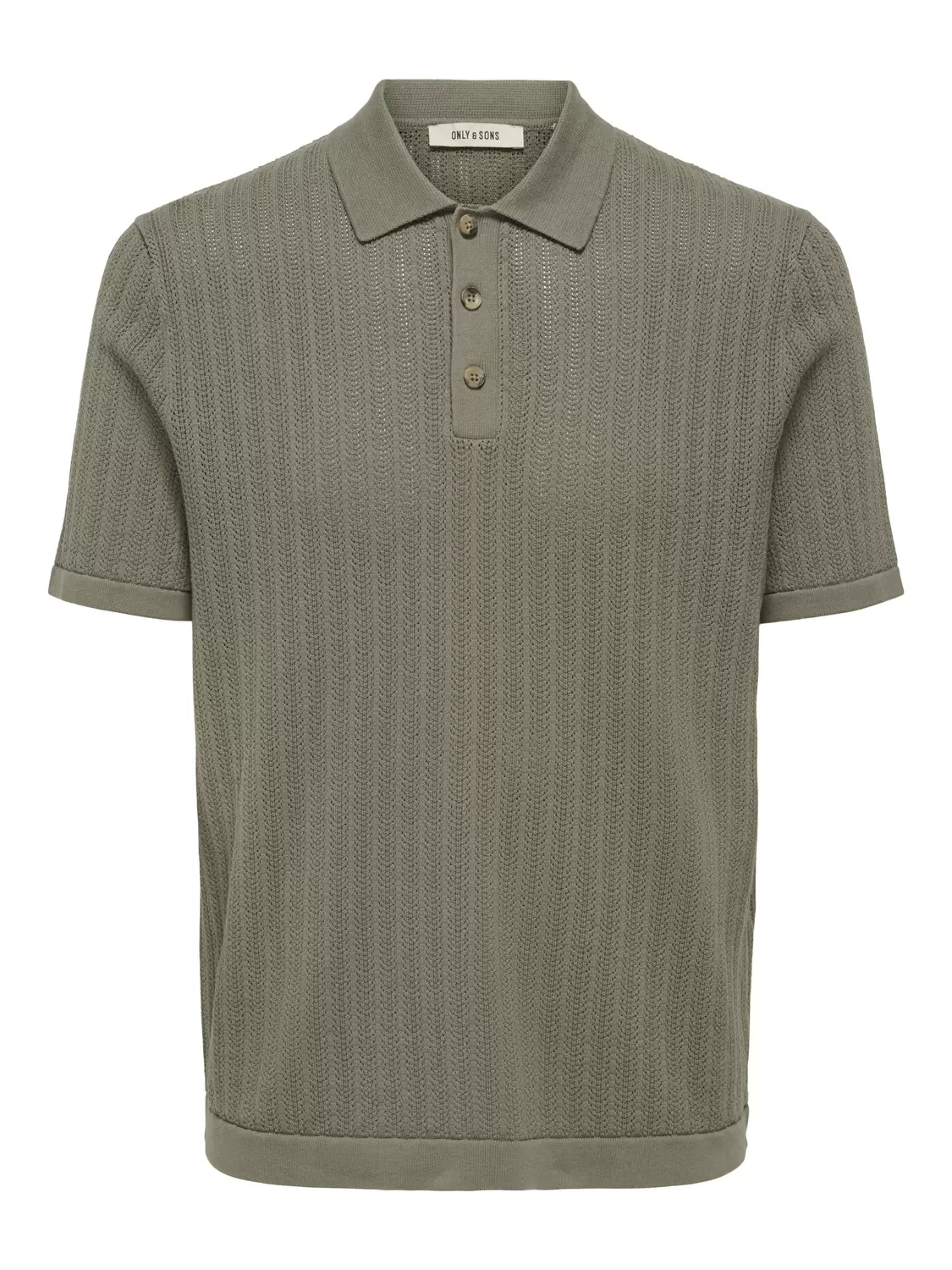 ONSMOON REG 12 SS POLO KNIT NOOS male