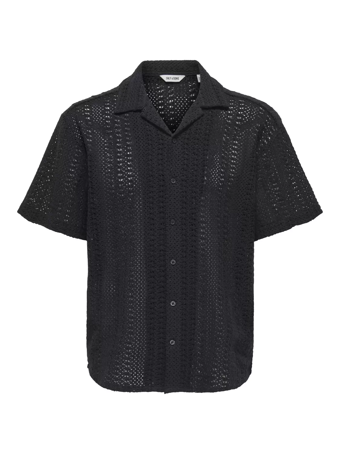 ONSDANI CROCHET SS SHIRT NOOS male