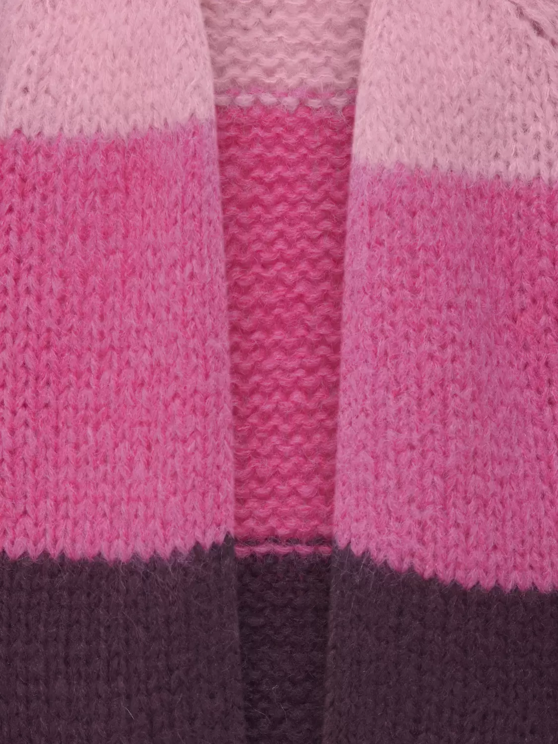 KOGNORDIC LIFE LS OVS STRIPE CARDI KNT