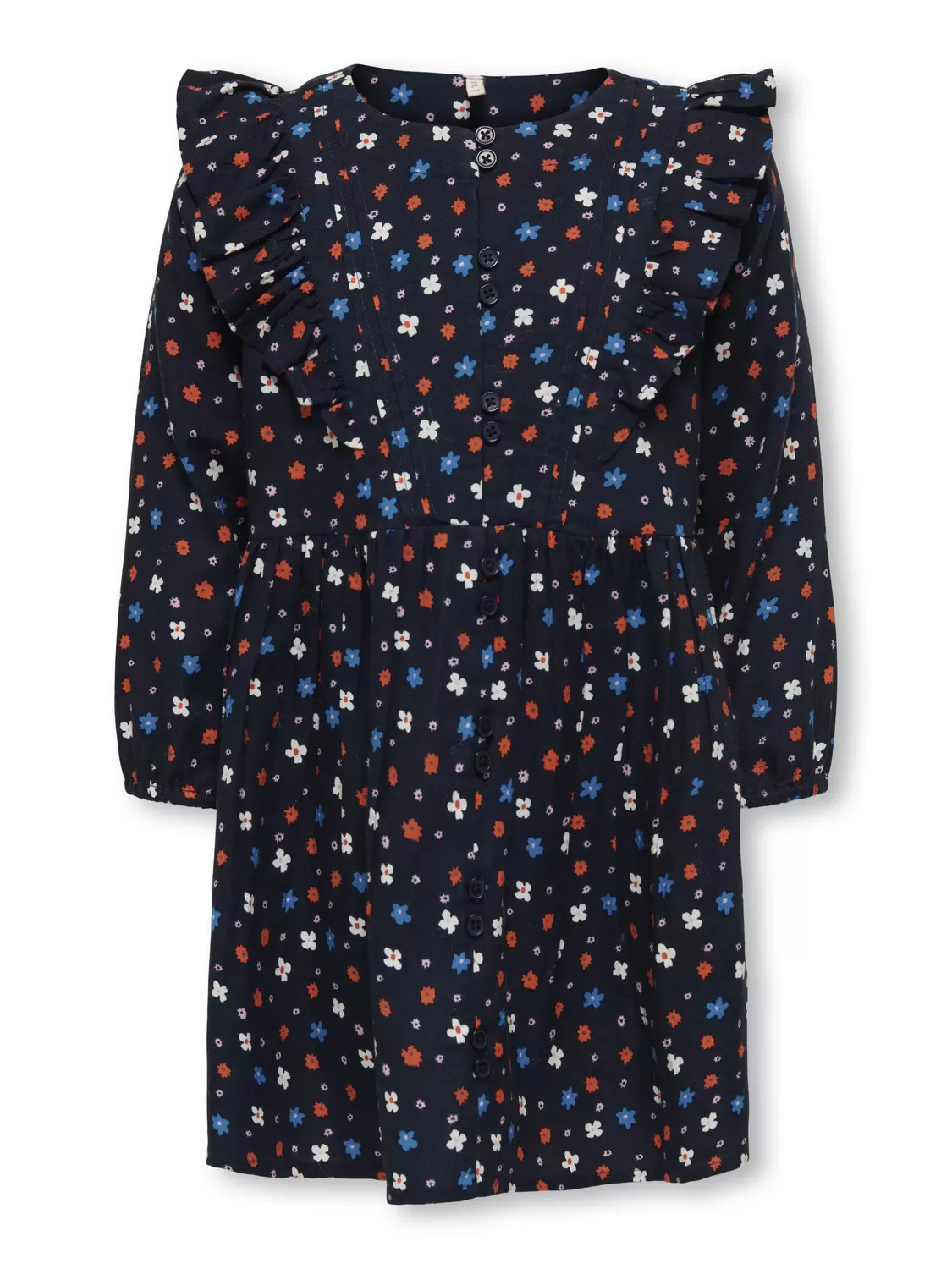 KMGASTRID L/S TWILL DRESS AOP WVN