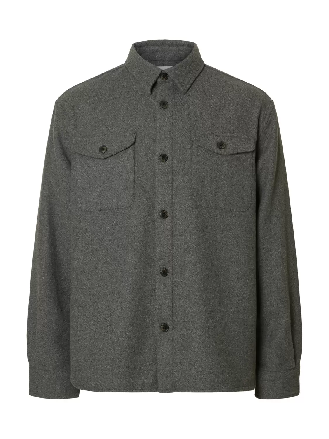 SLHRLXPABLO WOOL BLEND OVERSHIRT