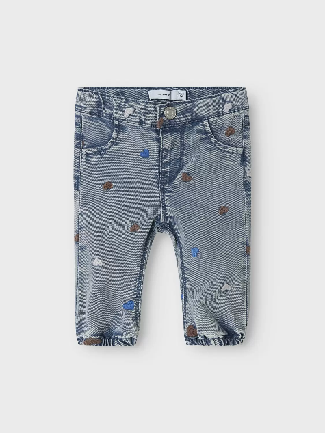 NBFROSE SHAPED R EMB JEANS 5321-YB H