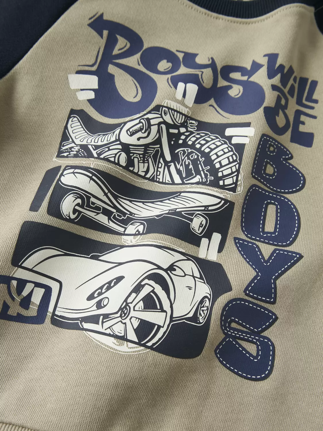 NMMVILDAR LS SWEAT BOX BRU