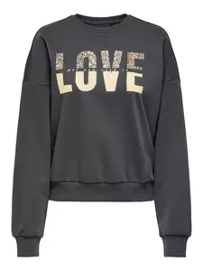 ONLTAMMIE L/S LEO PRINT O-NECK SWT