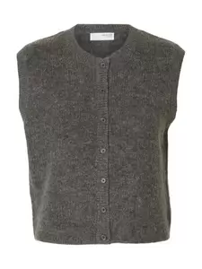 SLFLULU SL BUTTON O-NECK VEST NOOS