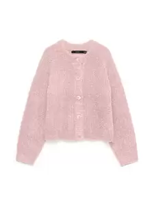VMCARMEN LS O-NECK CARDIGAN - 285978/Pink Dogwood