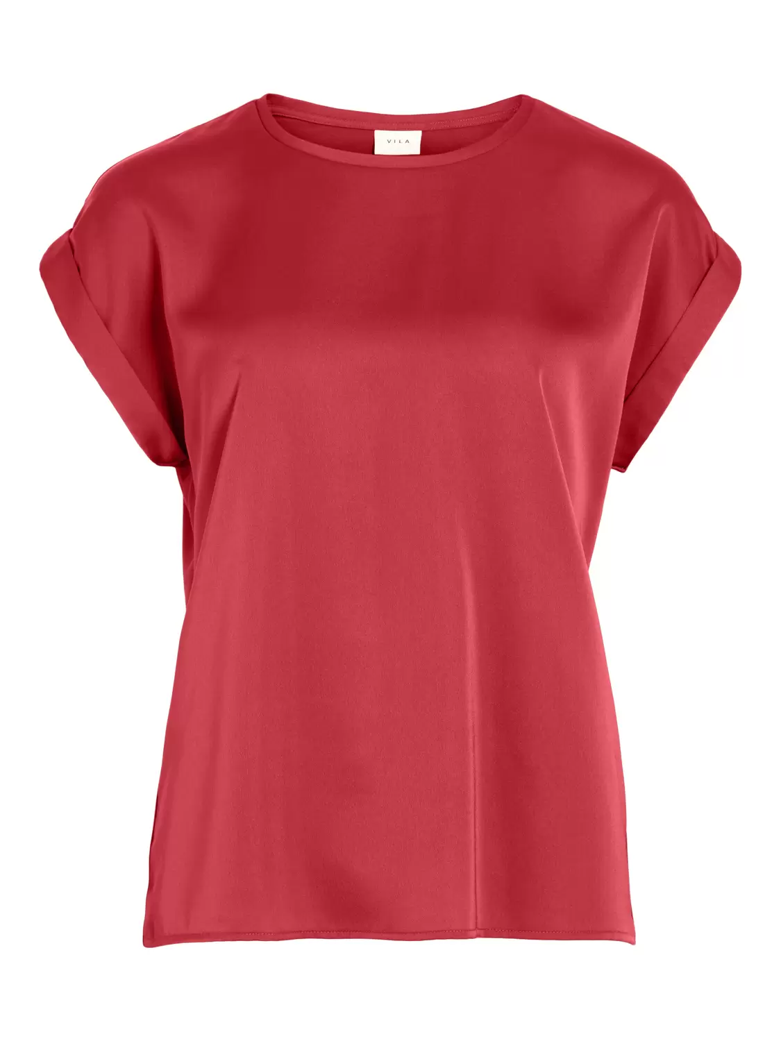 VIELLETTE S/S SATIN TOP - NOOS