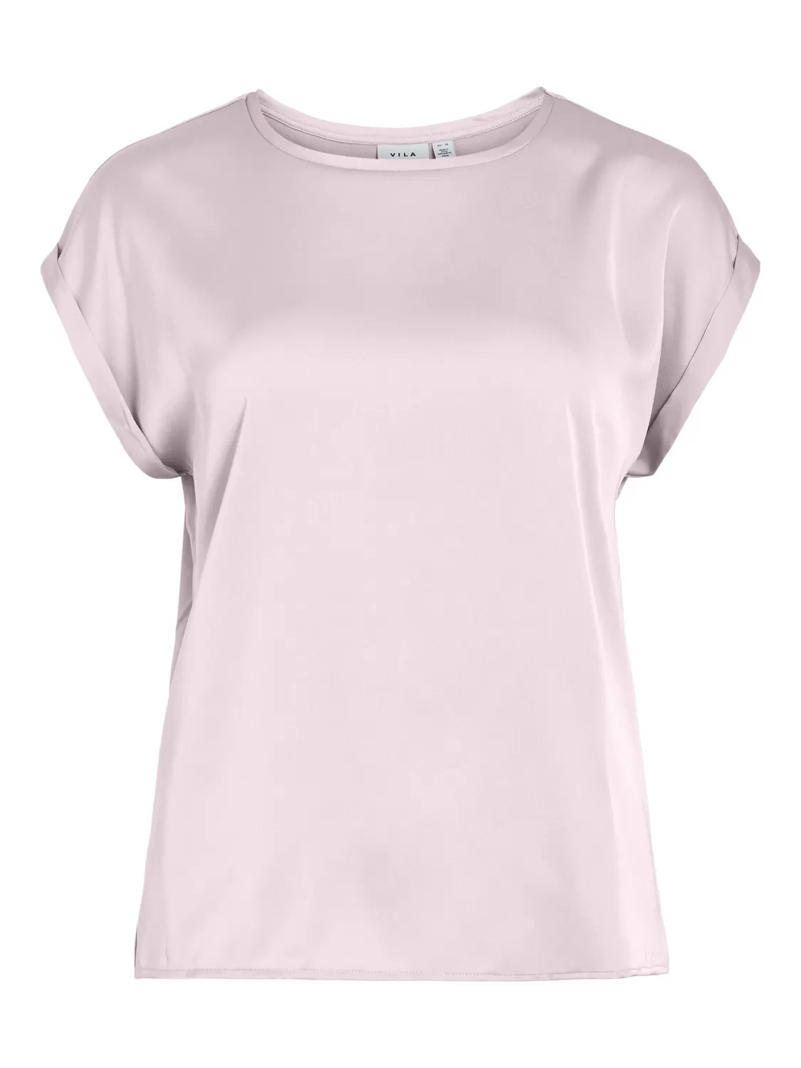 VIELLETTE S/S SATIN TOP - NOOS