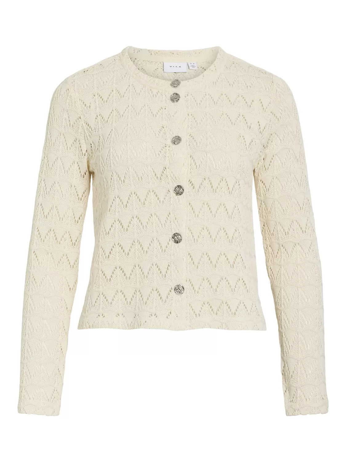 VICITRA O-NECK L/S CARDIGAN/TES
