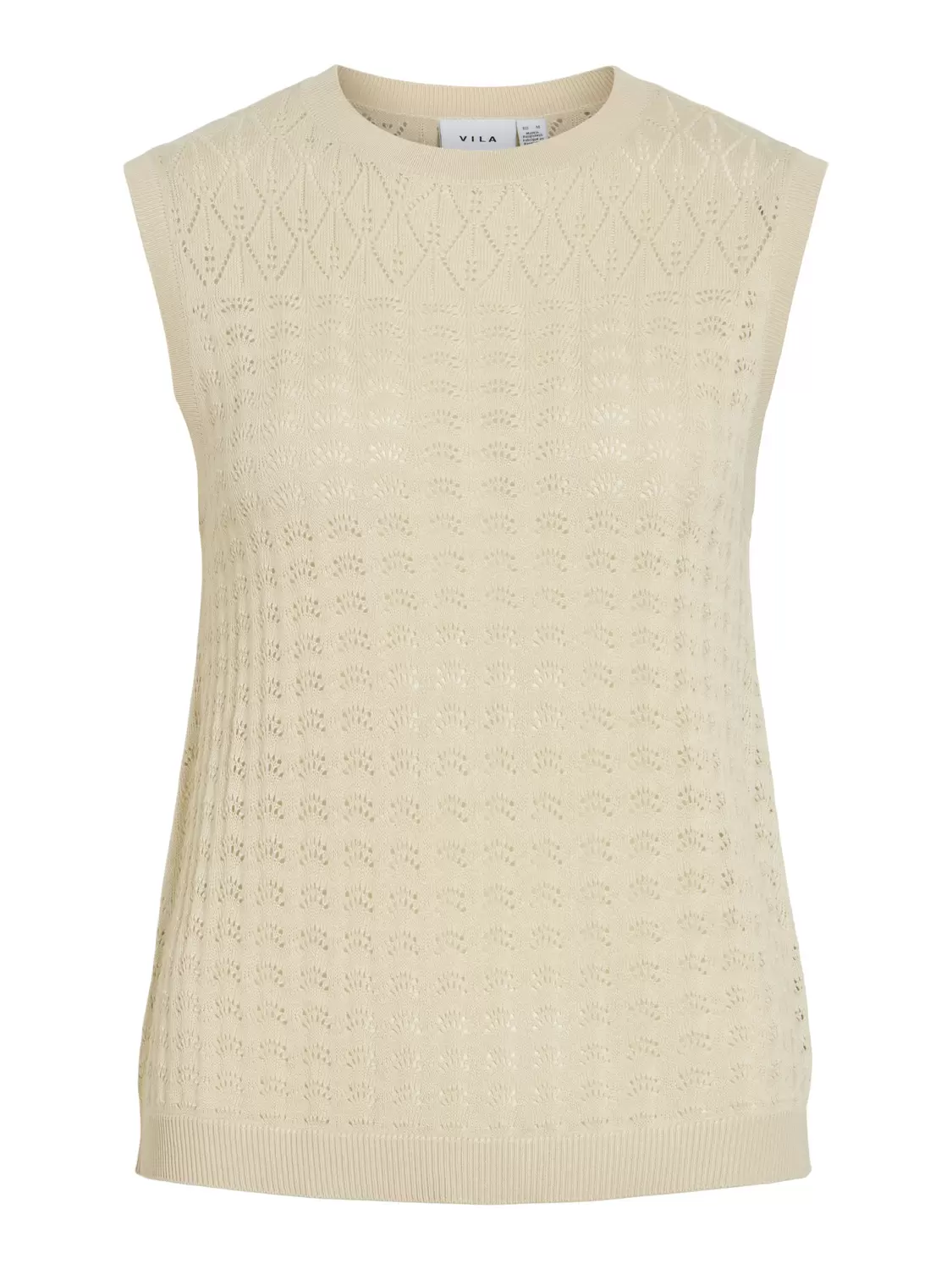 VIMYLIE O-NECK S/L KNIT TOP