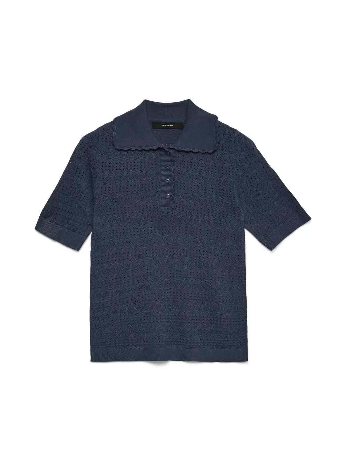 VMLIMONE SS SCALLOP POLONECK PULL B female