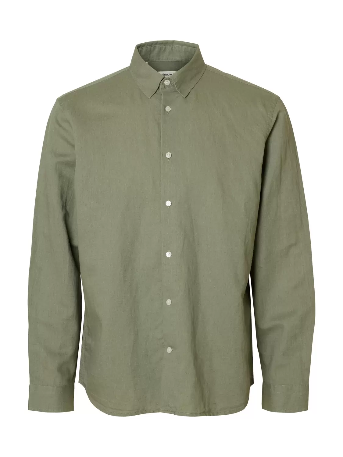 SLMREGCLAUS CLAY LINENBLEND LS SHT NOOS