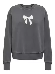 ONLLUCINDA BOW L/S O-NECK BOX SWT