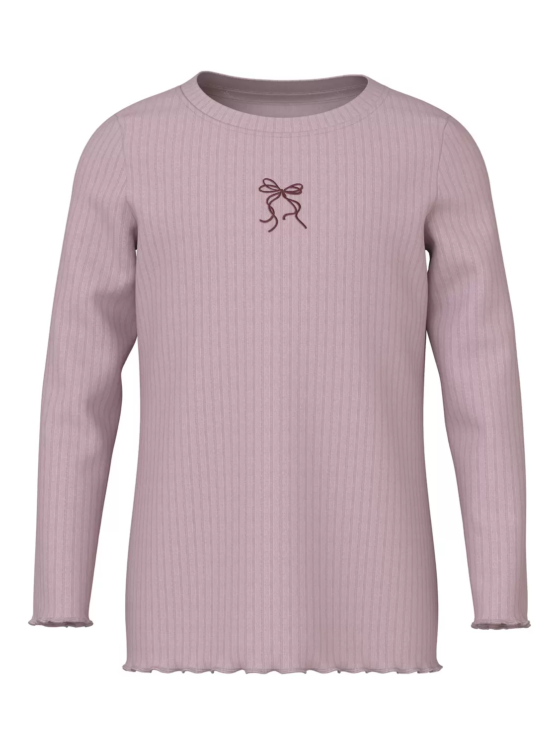 NMFVEMMA GLITTER LS SLIM TOP