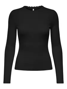 ONLNICOLINA L/S TOP JRS - 177911/Black