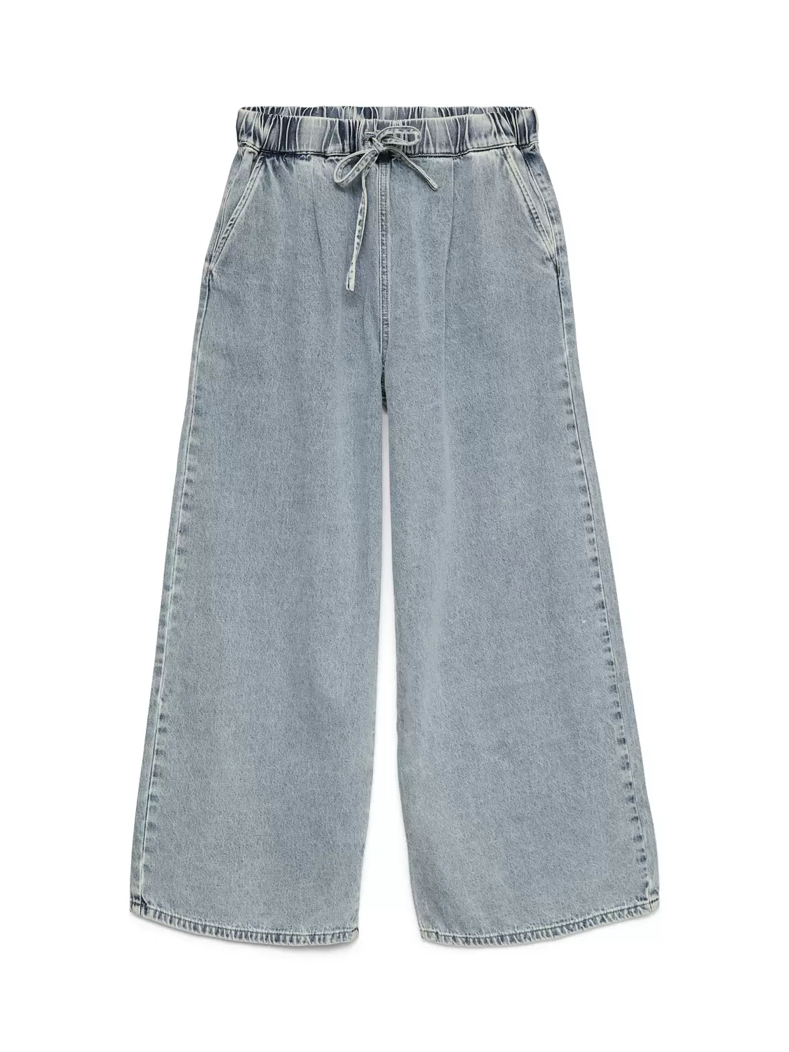 VMVALERIA MR WIDE PULL UP JEANS female