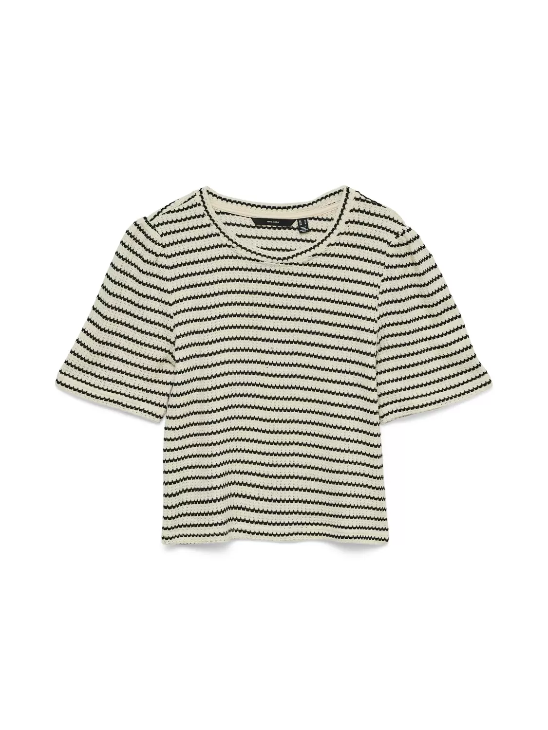 VMOHIA 2/4 O-NECK TOP JRS female