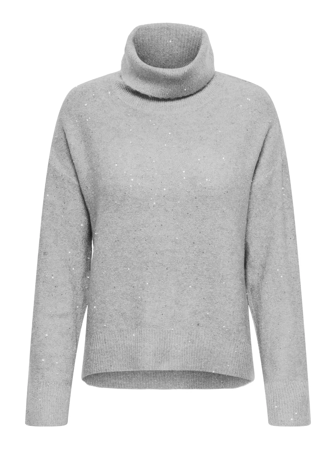 ONLARIZONA LS SEQUINS ROLLNECK PULL female