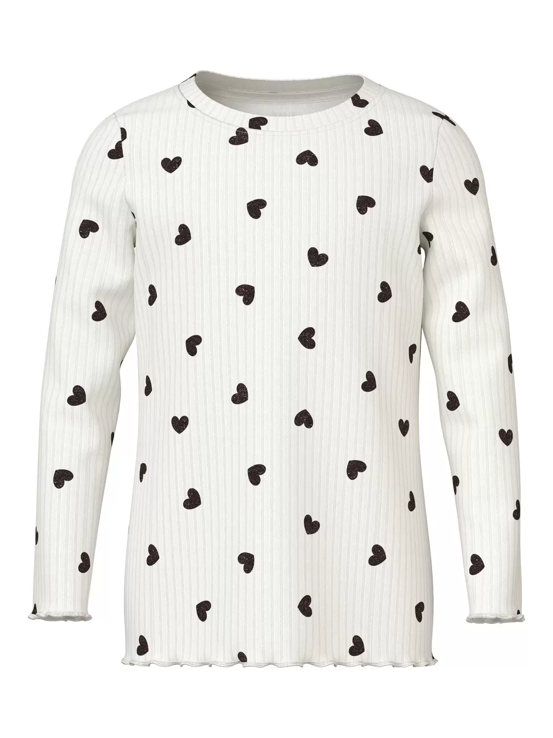 NMFVEMMA GLITTER LS SLIM TOP